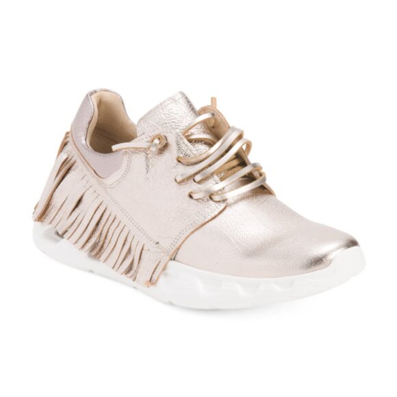 Vaneli Shoes - VANELI Leather Alvina Lace Up Athleisure Sneakers